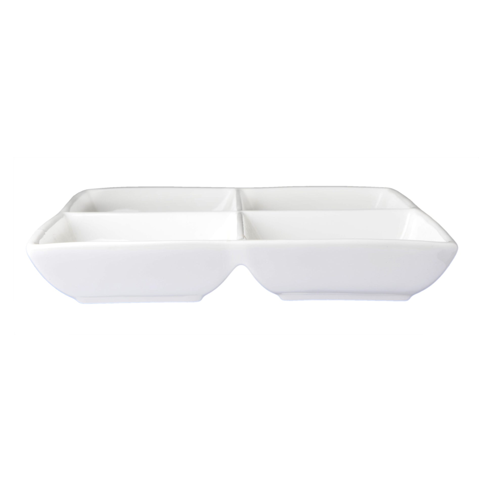 MCIC Accessories 9.6 inch Square 4-Section Tray, 6/Case image 0