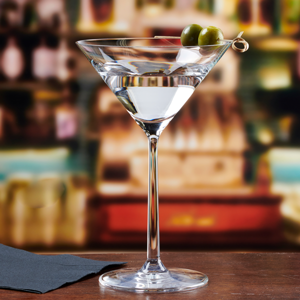 Lucaris Shanghai Soul Martini Glass –– Titanium Crystal, 7.8 oz, 6/Case