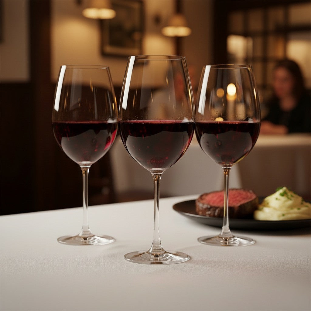 Lucaris Bangkok Bliss Cabernet Glass – 16 oz Titanium Crystal Red Wine Glass, 8.8" Height, 6/Case, 24/case