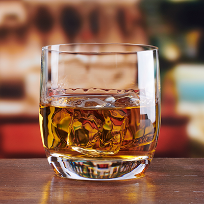 Lucaris Shanghai Soul Double Rocks Glass –Titanium Crystal, 13.4 oz, 24/Case