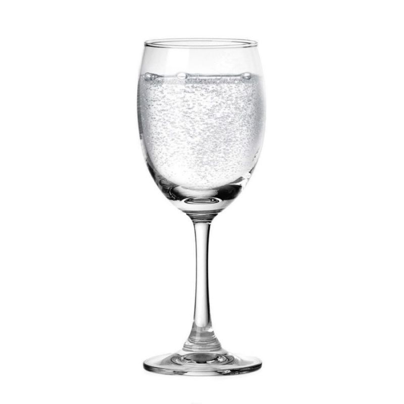 Ocean Glass Duchess Rolled Edge Wine Goblet – 12 oz, 6/Case