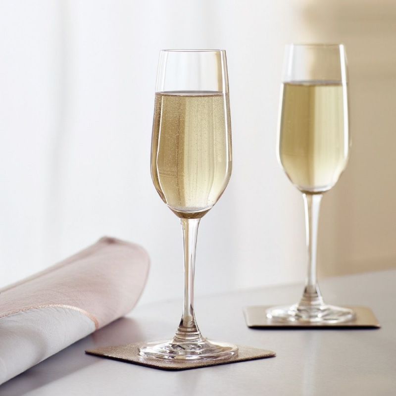 Ocean Glass Lexington Sheer Rim Champagne Flute – 6 oz, 6/Case