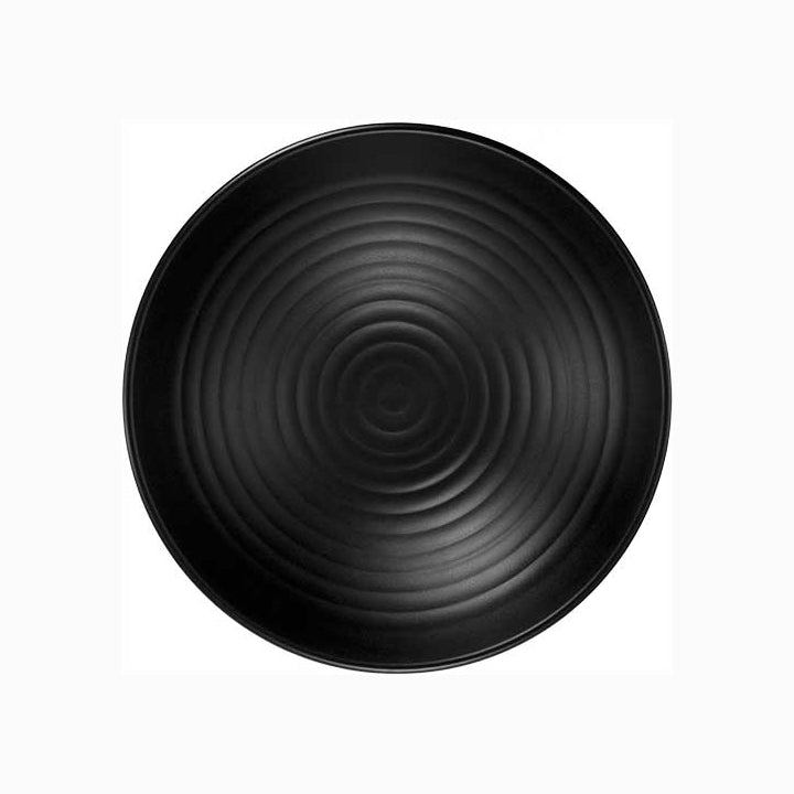 MCIC Black Melamine 9.5 inch bowls, 6/Case image 0