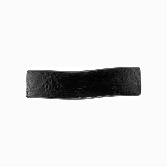 Black Melamine 16 inch Rectangle Tray image 0