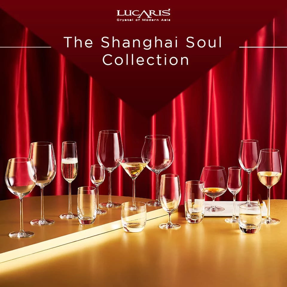 Lucaris Shanghai Soul Beaujolais Wine Glass – Titanium Crystal, 17.4 oz, 24/Case