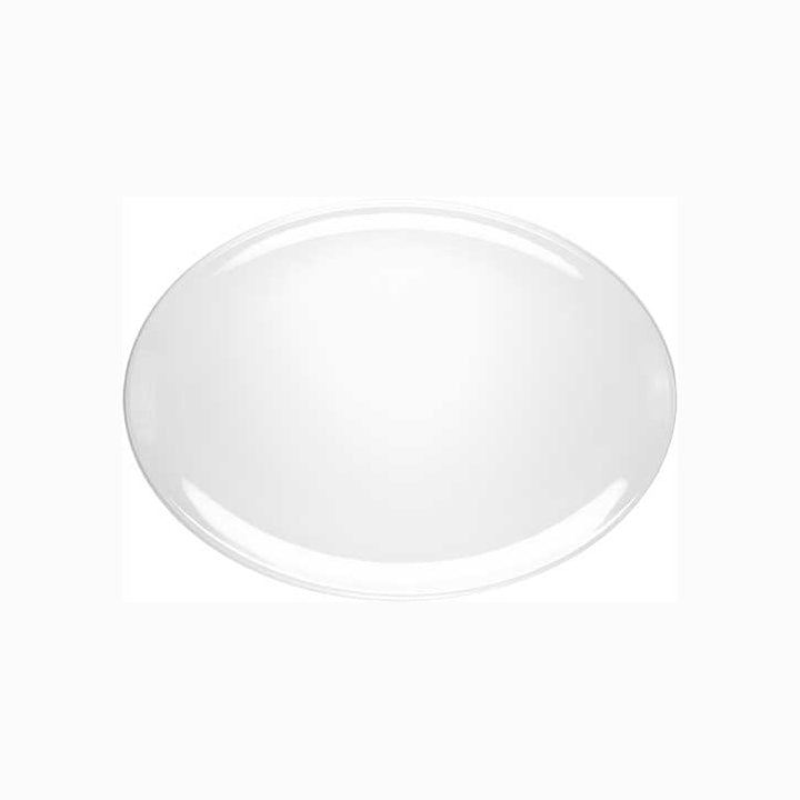 MCIC White Melamine 14 inch Oval Tray, 6/Case image 0
