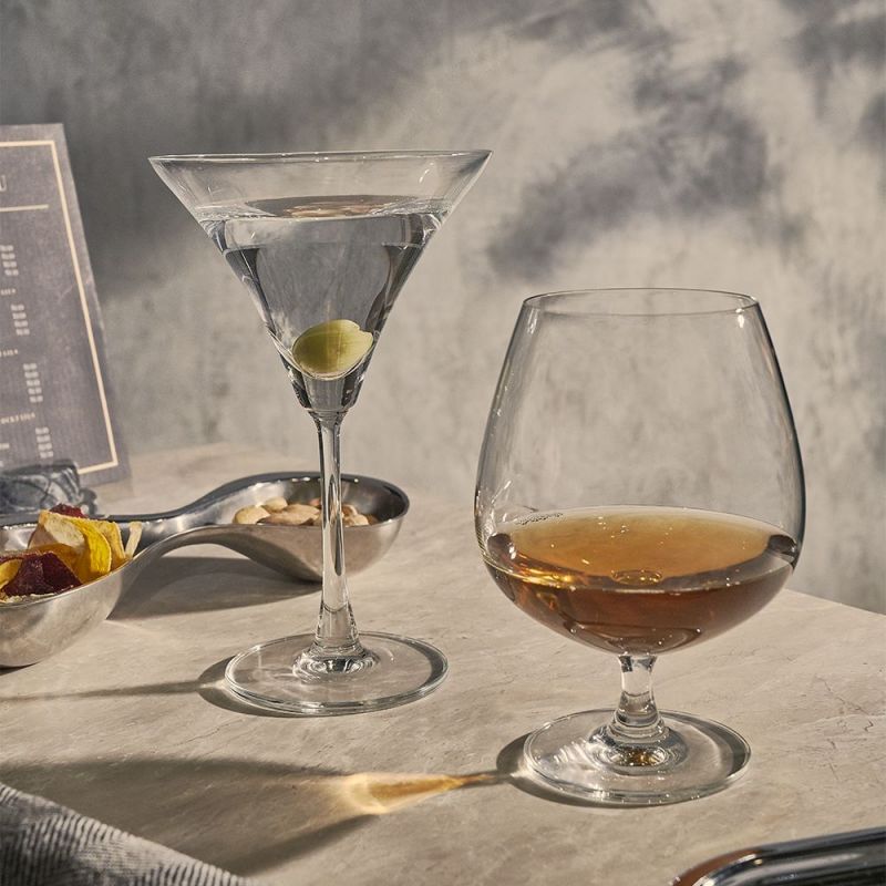 Ocean Glass Madison Sheer Rim Cognac Glass – 22 oz, 6/Case