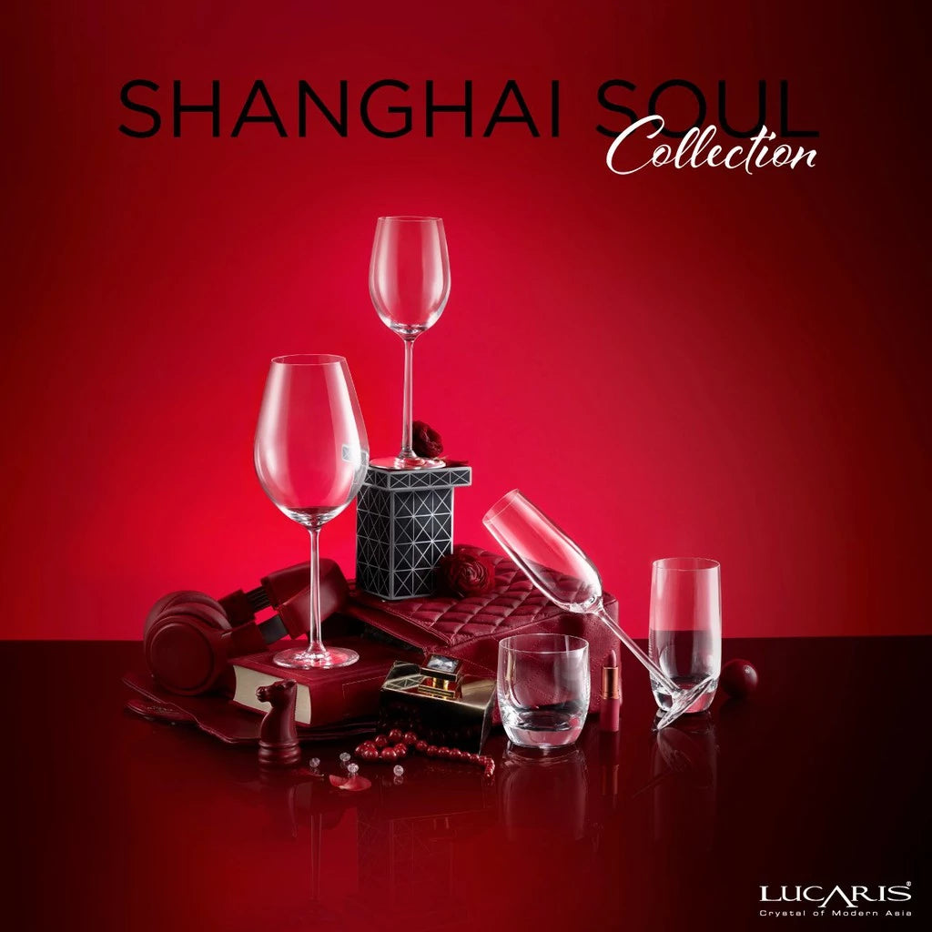 Lucaris Shanghai Soul Beaujolais Wine Glass – Titanium Crystal, 17.4 oz, 24/Case