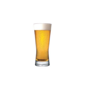 Metropolitan beer,7oz, 5.2" H, 2.5" MD, glass, clear image 0