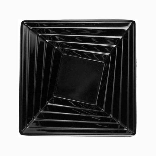 Black Melamine 3 inch Square bowls image 0