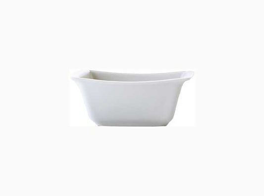 Gondola Porvasal bowls, 11 oz., 5.5"x4.7", square, bright white, porcelin image 0
