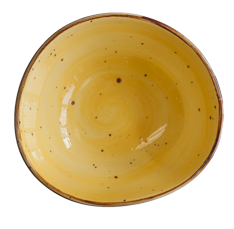Organic 8.5" Yellow Deep Plate image 0