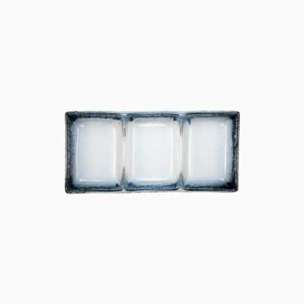 Bluestone 7.5 inch 3-Section Dish, 4/Case image 0