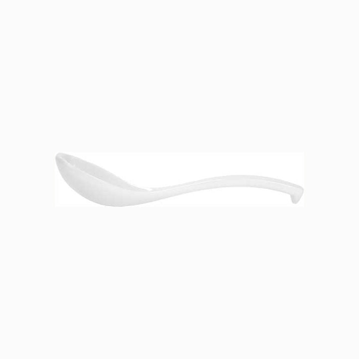 White Melamine 5.5 inch Spoon image 0