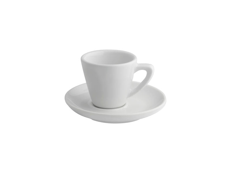 Porvasal Carla New High Moka Cup, 2.4oz, bright white, porcelain, Carla, 6/Case image 0
