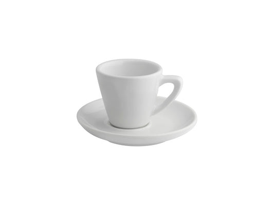 Porvasal Carla New High Moka Cup, 2.4oz, bright white, porcelain, Carla, 6/Case image 0