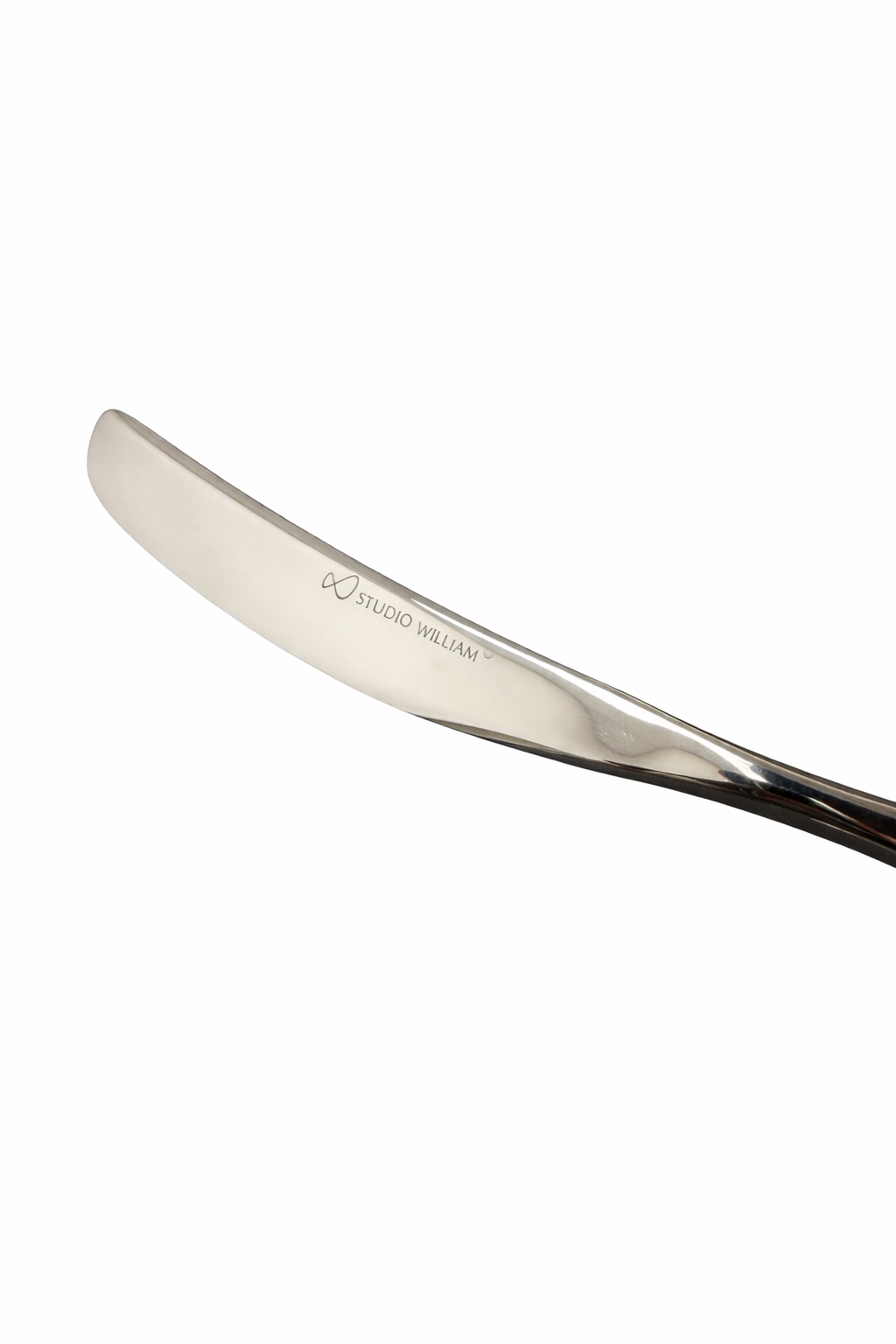 Clearance Studio William Olive Mirror Butter Knife – 6.8" 18/10 Stainless Steel, 4.5mm Gauge, Restaurant Flatware, 12/Case
