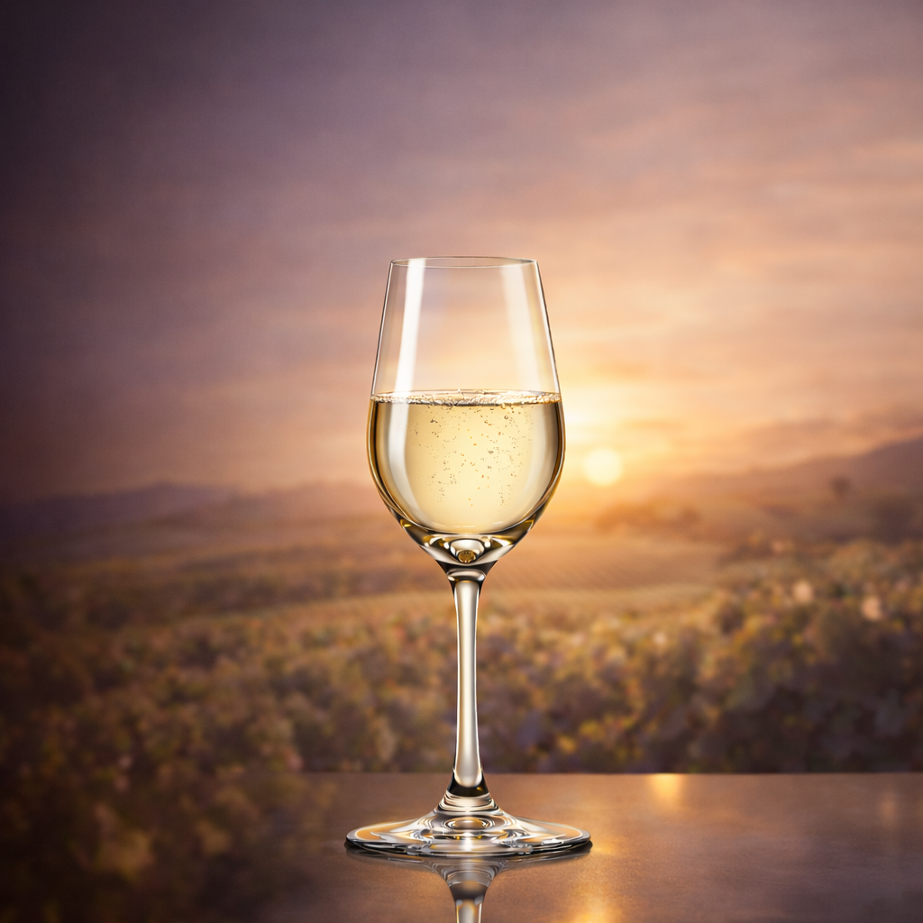 Lucaris Tokyo Temptation Riesling Glass – 8.5oz Titanium Crystal Wine Glass, 7.4" Height, 6/Case