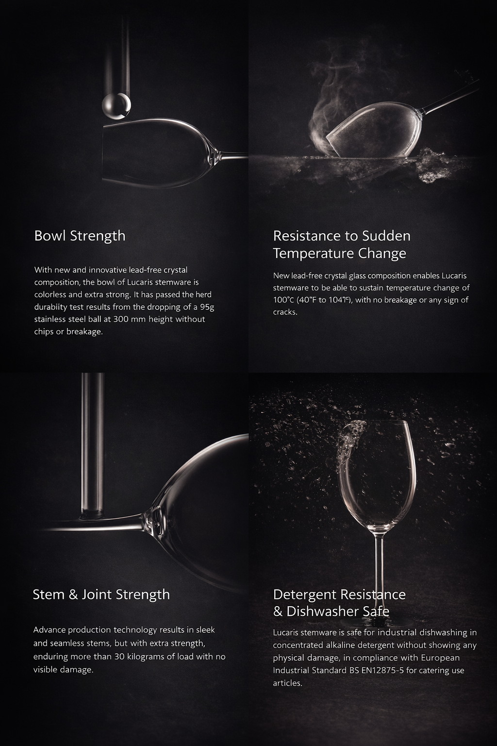 Lucaris Bangkok Bliss 9.5 oz Titanium Crystal Rocks Glass, 2.9" Tall, 6/Case