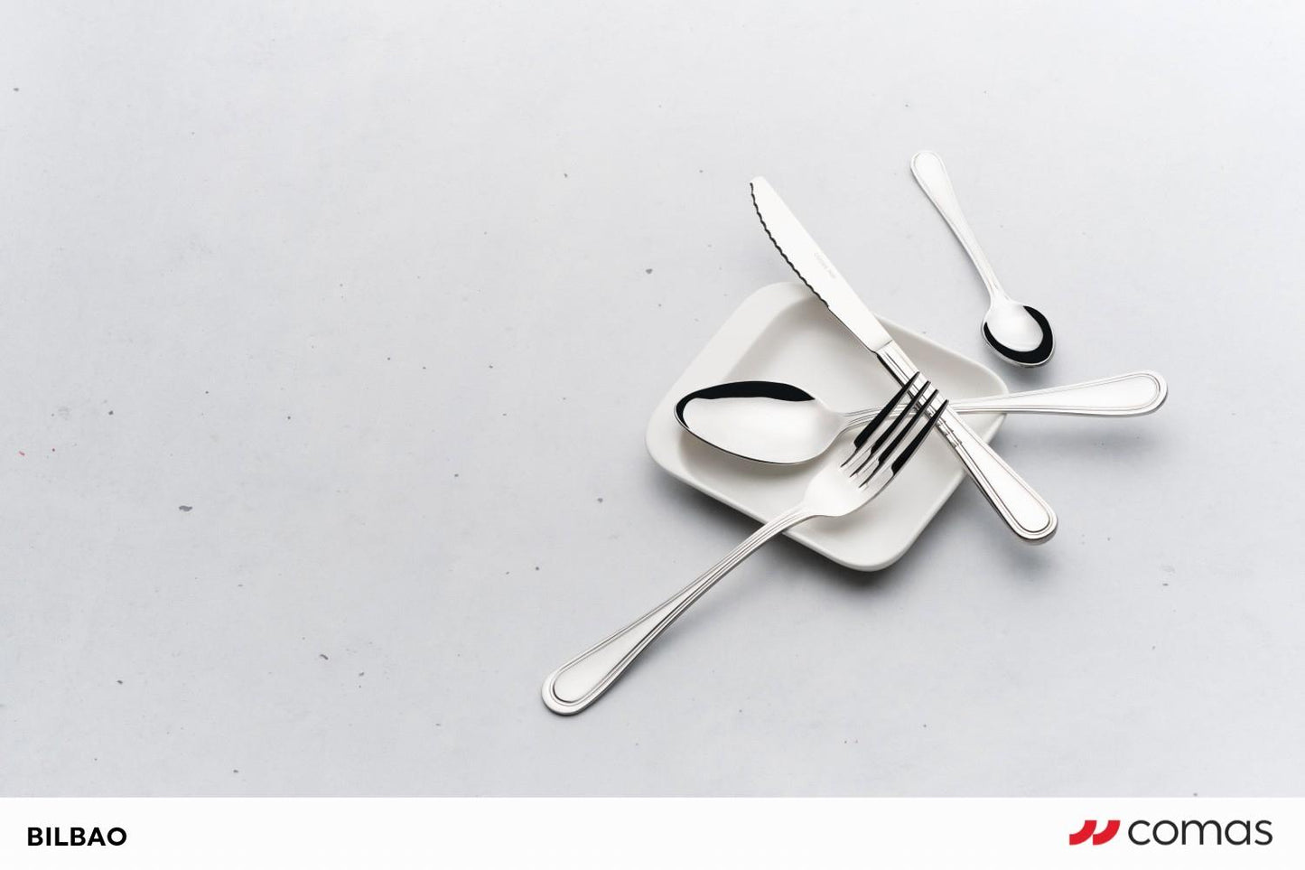 Comas Bilbao 7.3" 18/10 Stainless Steel Dessert Fork, 12/Case