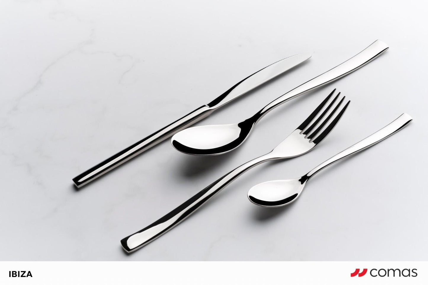 Comas Ibiza 7.9" 18/10 Stainless Steel Fish Fork, 12/Case