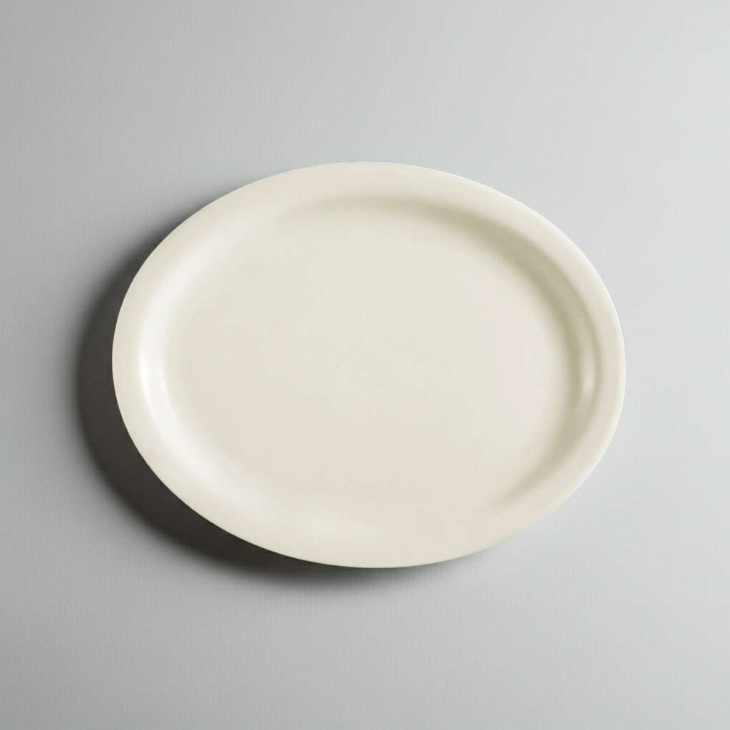 Clearance MCIC Chelsea 13.5" Oval Platter Narrow Rim, 12/case
