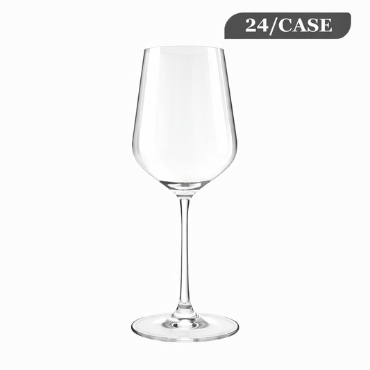 Lucaris Hong Kong Hip Chardonnay Wine Glass – 14.5 oz Titanium Crystal White Wine Glass, 24/Case