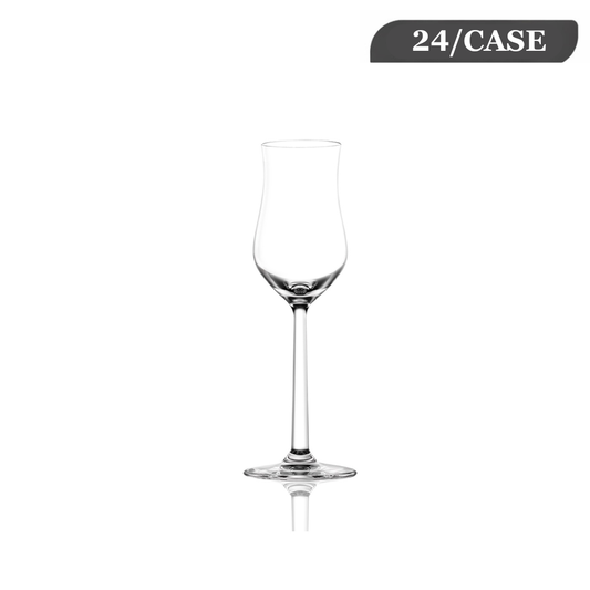 Lucaris Shanghai Soul Grappa Glass – Titanium Crystal, 4 oz, 24/Case