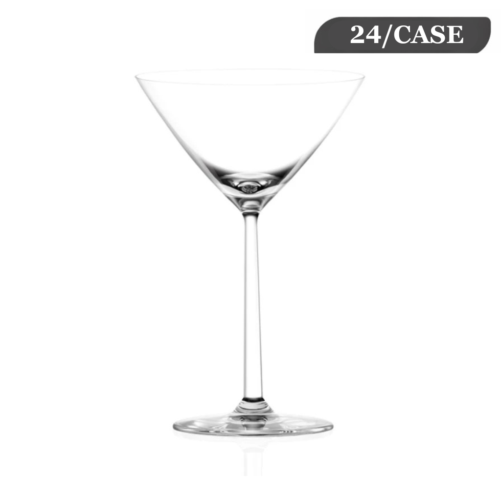 Lucaris Shanghai Soul Martini Glass –– Titanium Crystal, 7.8 oz, 24/Case
