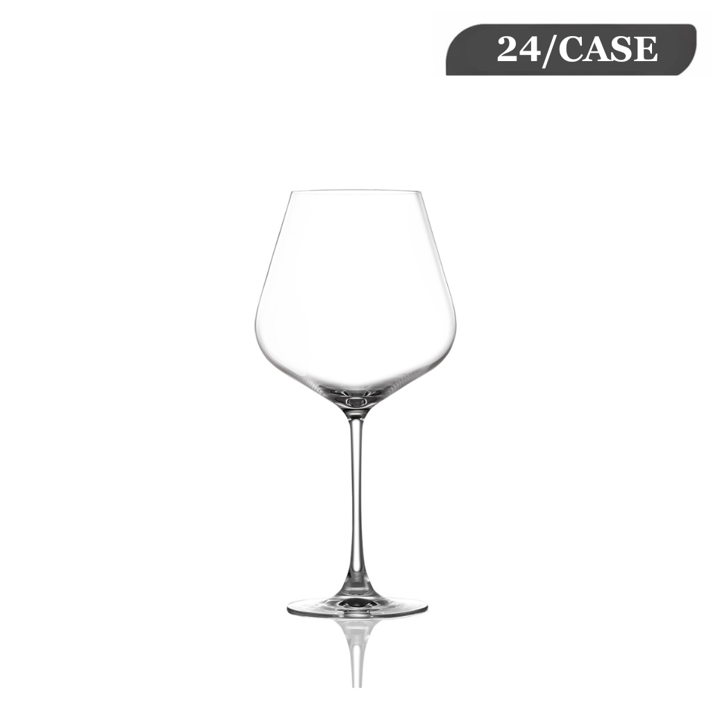Lucaris Hong Kong Hip Burgundy Wine Glass – Titanium Crystal, 30.75 oz, 24/Case