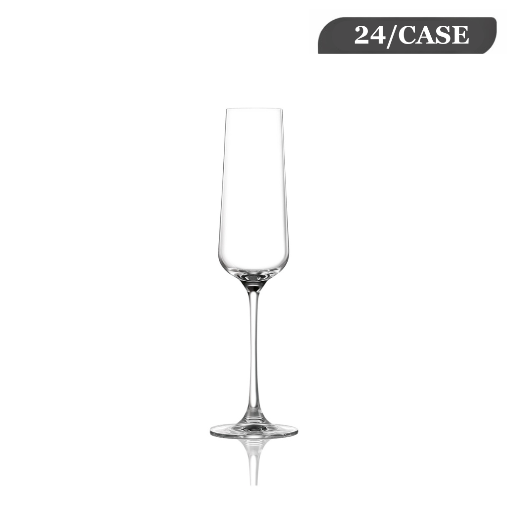 Lucaris Hong Kong Hip Champagne Glass – Titanium Crystal, 9.1 oz, 24/Case