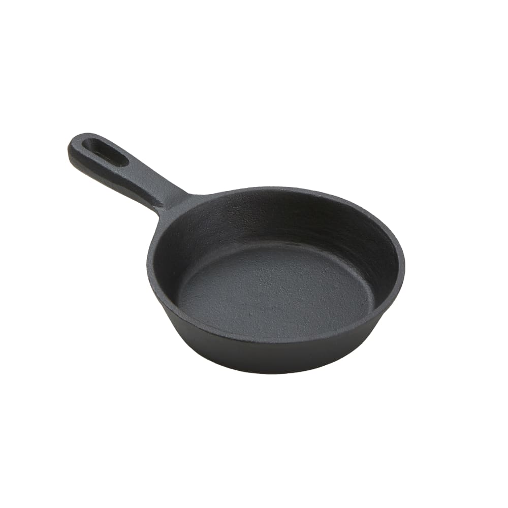 American Metalcraft CIS51 5" Mini Pre-Seasoned Cast Iron Fry Pan with Handle, 8.5 oz.