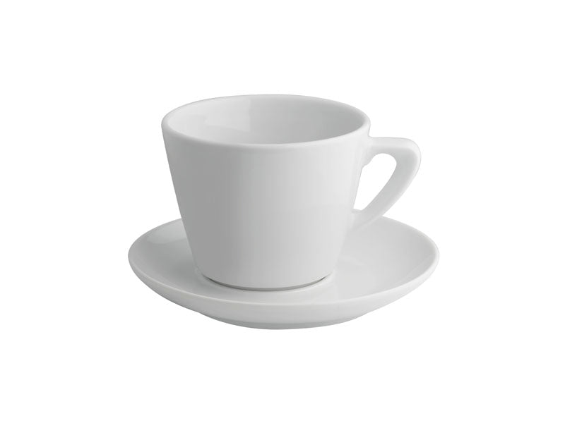 Porvasal Carla Breakfast Cup, 11.9oz, bright white, porcelain, 6/Case image 0