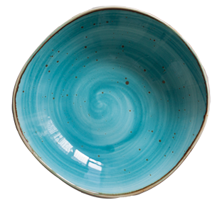 Organic 6 inch Teal bowls image 0