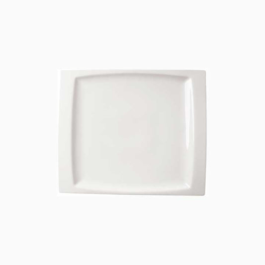 Gondola Porvasal Tray, 11" x 9.5", rectangle, bright white, porcelain, Gondola, 6/Case image 0