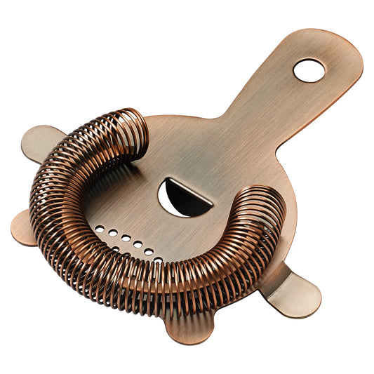Winco After5 Hawthorne Strainer – Antique Copper, 18/8 Stainless Steel Bar Strainer