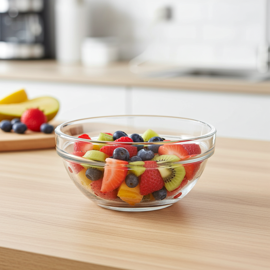 Ocean Glassware 5" Clear Soda-Lime Glass Stacking Bowl – 48/Case (Clearance)
